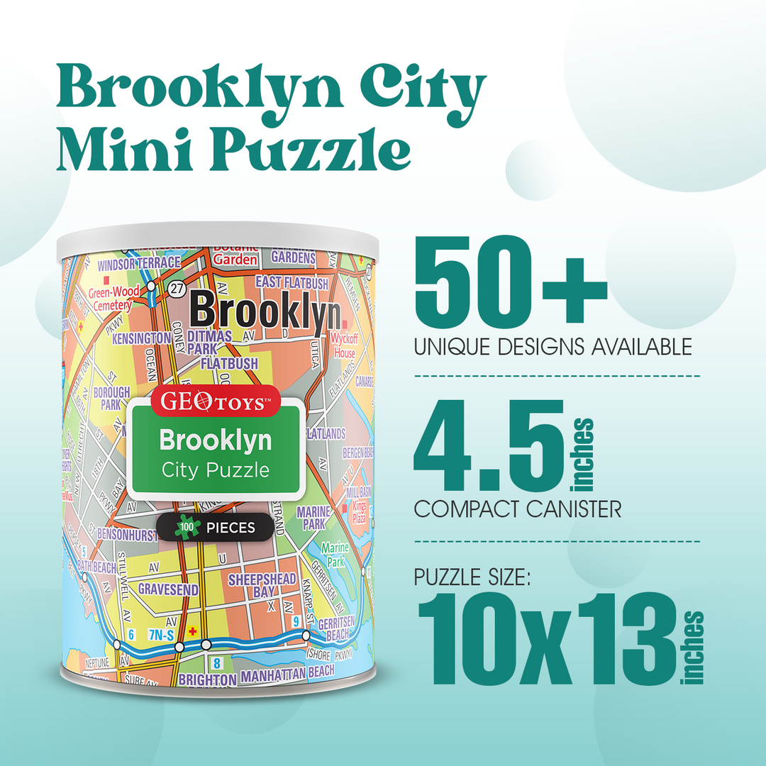 100-Piece Mini Puzzle - Brooklyn