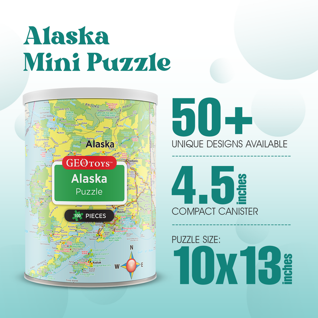 100-Piece Mini Puzzle - Alaska