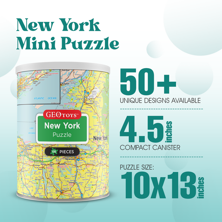 100-Piece Mini Puzzle - New York State