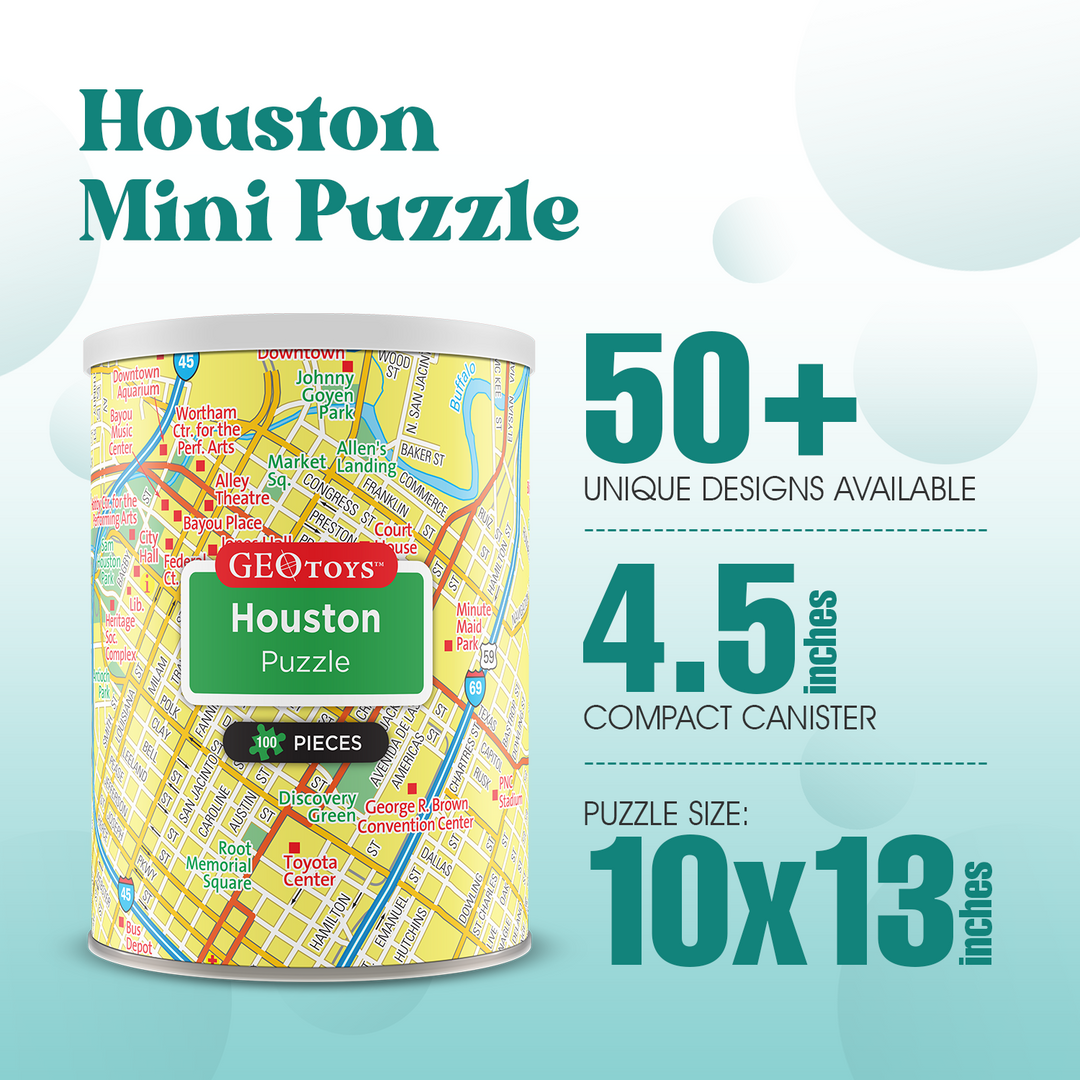 100-Piece Mini Puzzle - Houston