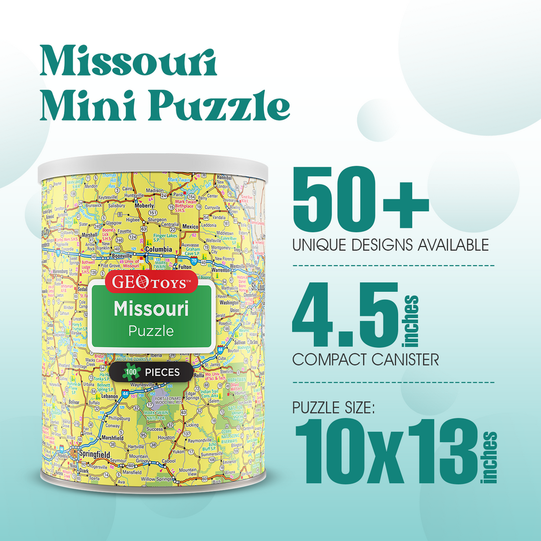 100-Piece Mini Puzzle - Missouri