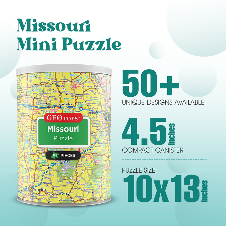 100-Piece Mini Puzzle - Missouri