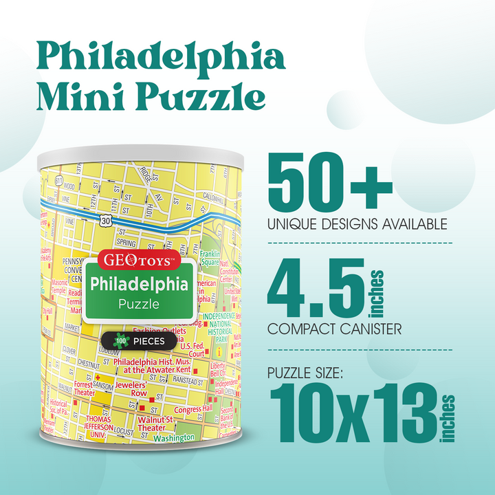 100-Piece Mini Puzzle - Philadelphia