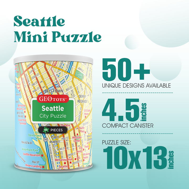 100-Piece Mini Puzzle - Seattle