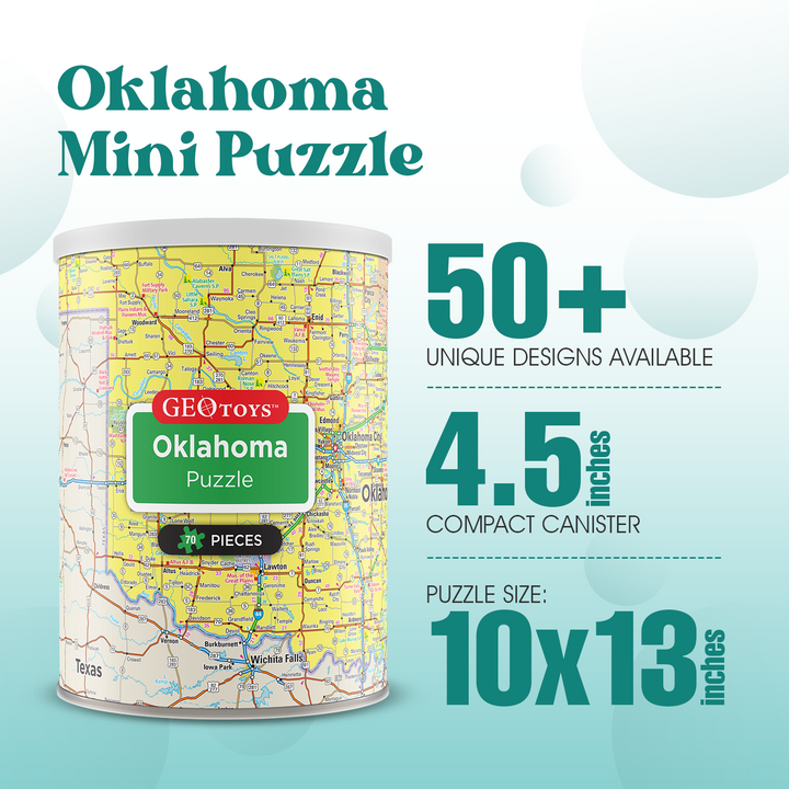 70-Piece Mini Puzzle - Oklahoma