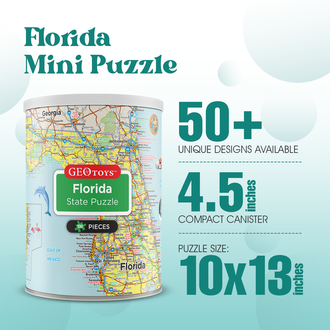 100-Piece Mini Puzzle - Florida