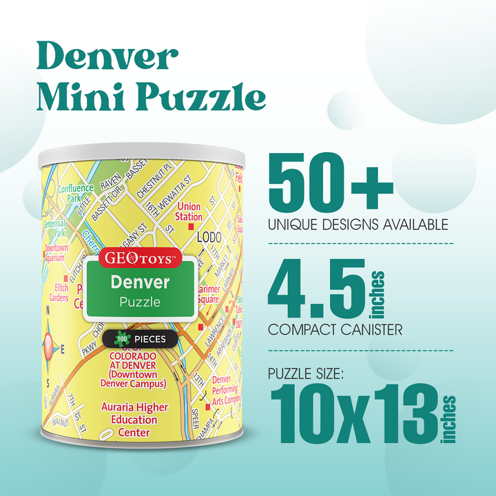 100-Piece Mini Puzzle - Denver