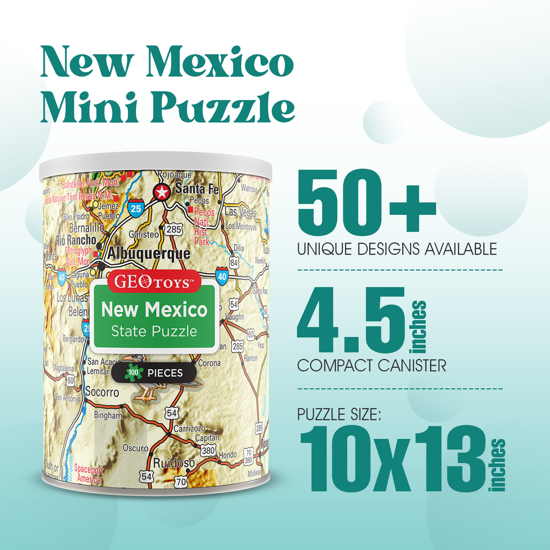 100-Piece Mini Puzzle - New Mexico