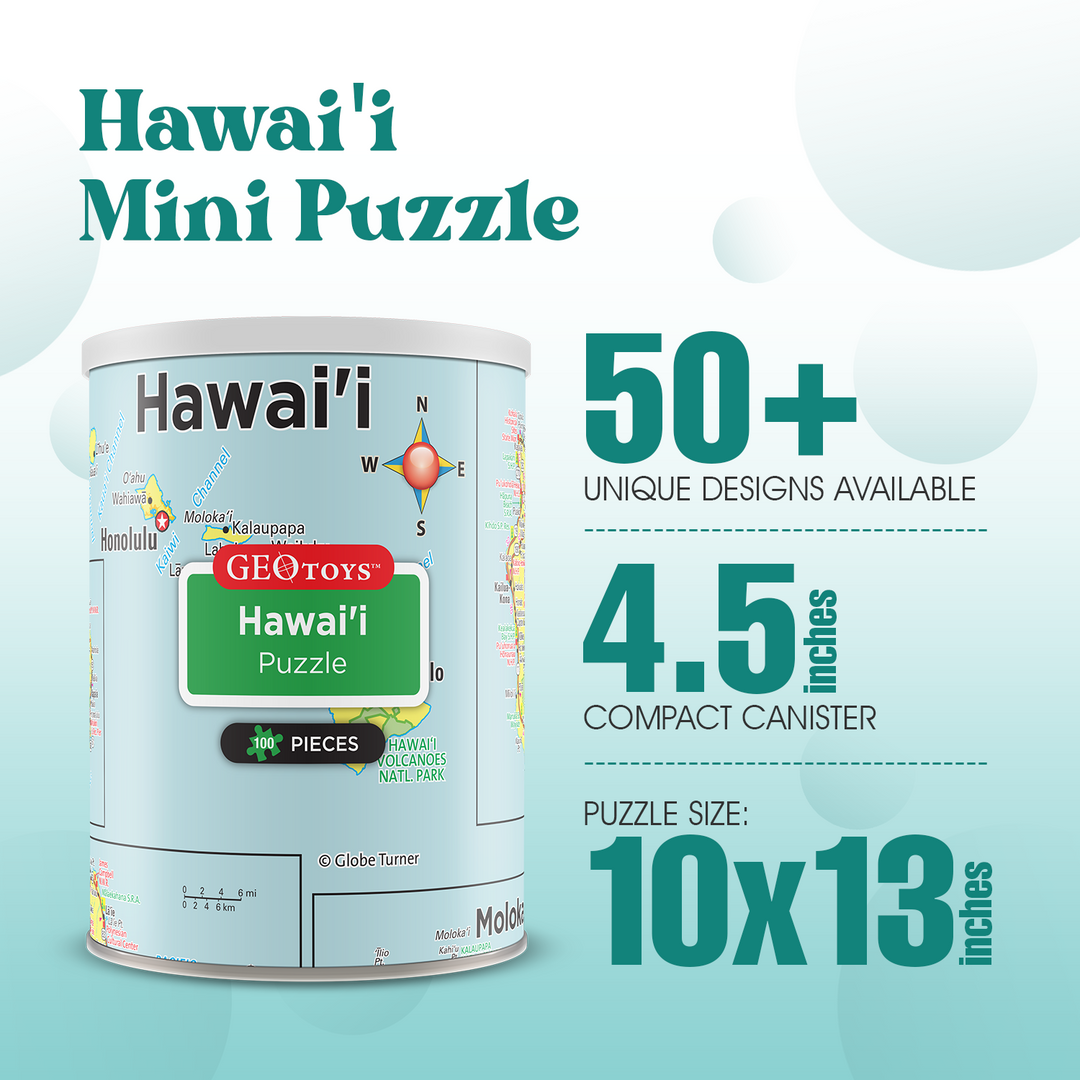 100-Piece Mini Puzzle - Hawaii