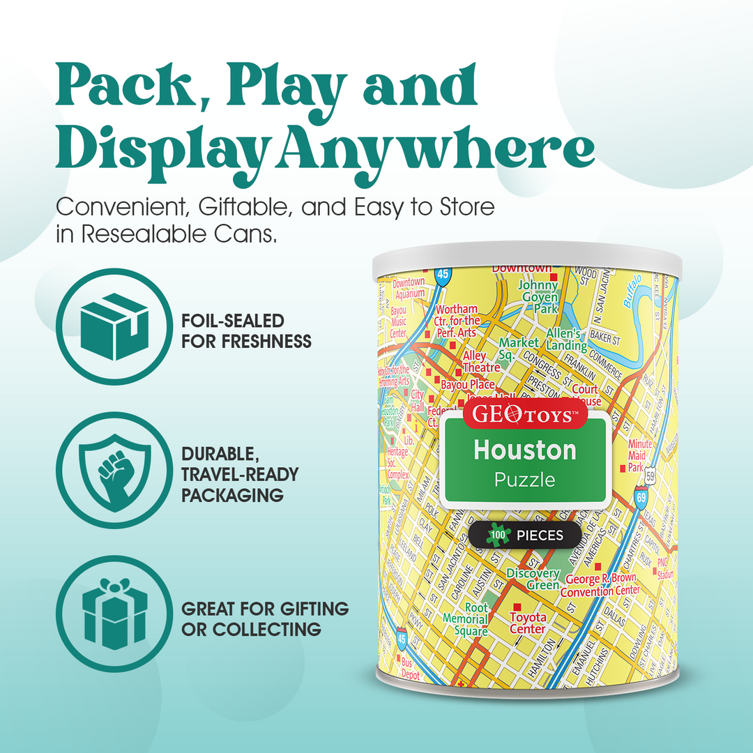 100-Piece Mini Puzzle - Houston