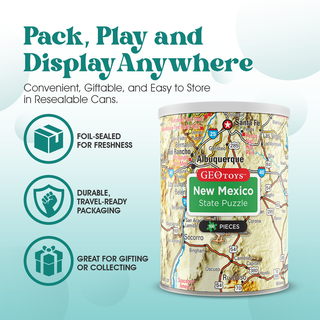 100-Piece Mini Puzzle - New Mexico