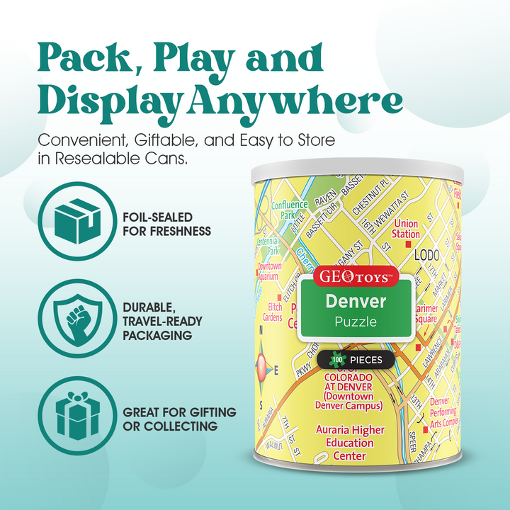 100-Piece Mini Puzzle - Denver