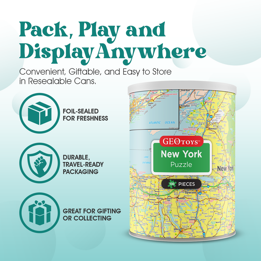 100-Piece Mini Puzzle - New York State