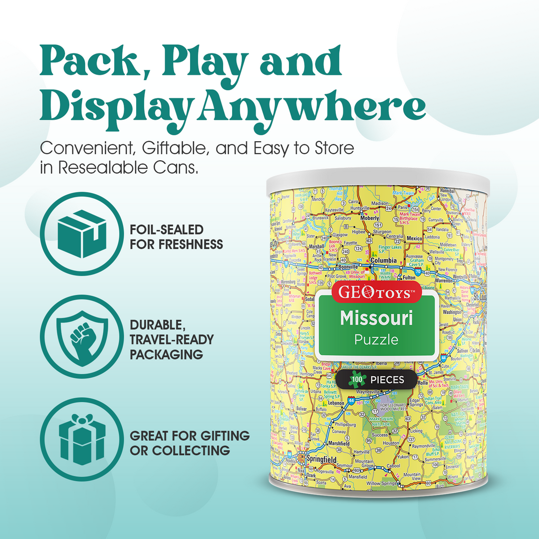 100-Piece Mini Puzzle - Missouri