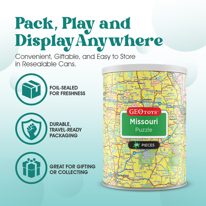100-Piece Mini Puzzle - Missouri