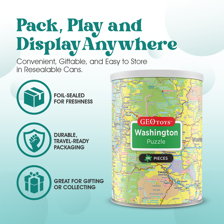 100-Piece Mini Puzzle - Washington