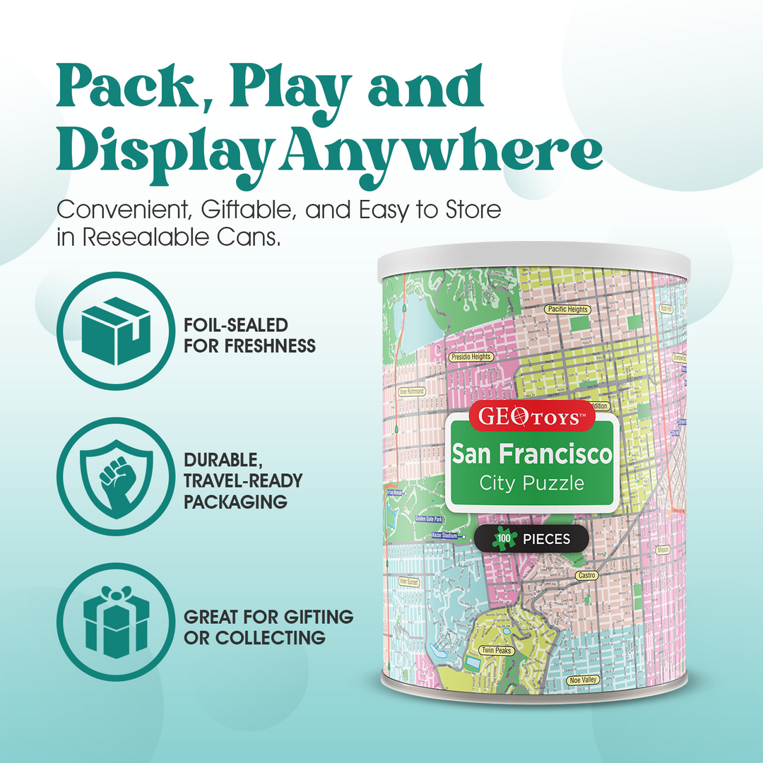 100-Piece Mini Puzzle - San Francisco
