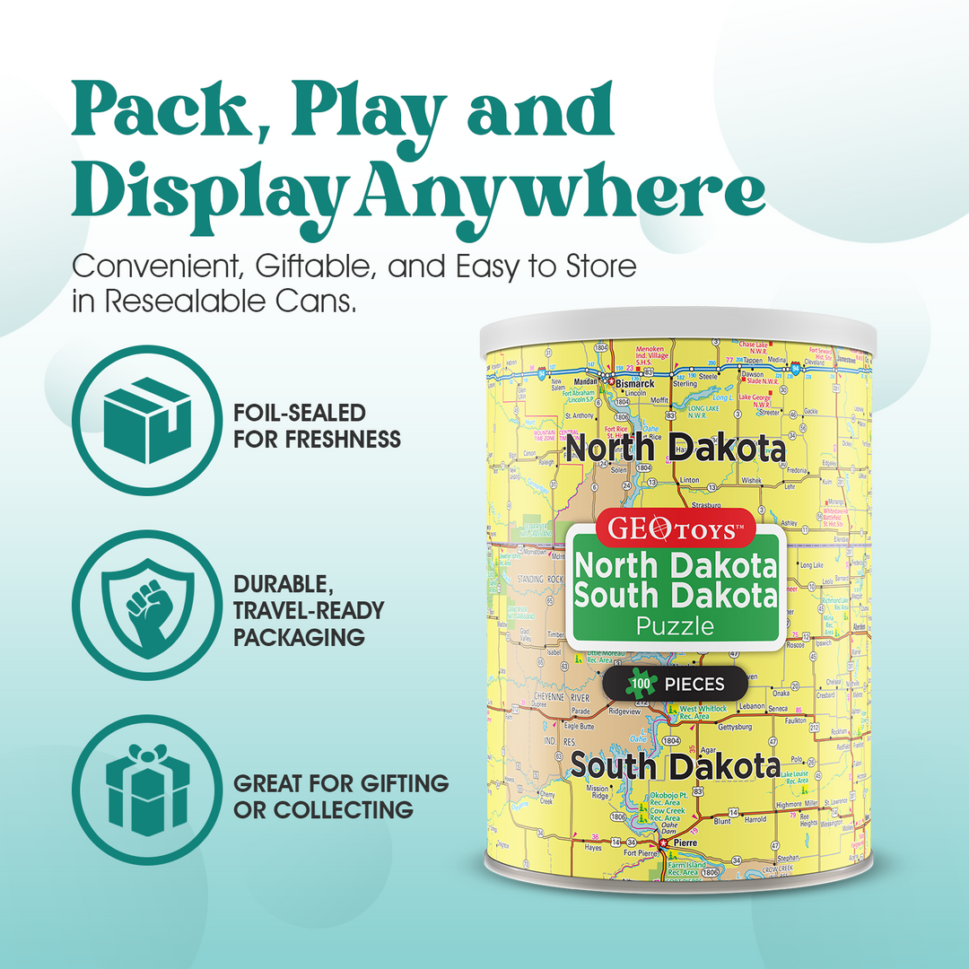 100-Piece Mini Puzzle - Dakotas