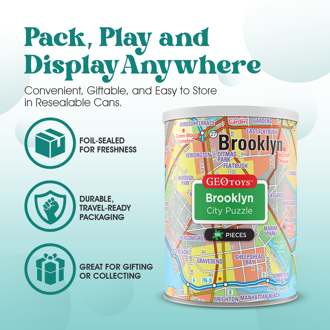 100-Piece Mini Puzzle - Brooklyn