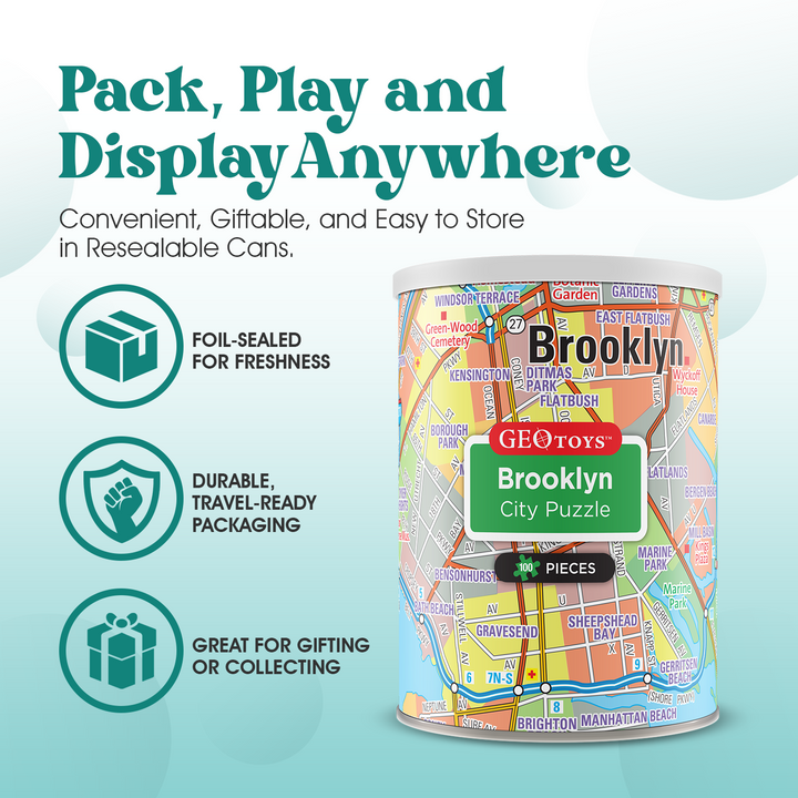 100-Piece Mini Puzzle - Brooklyn