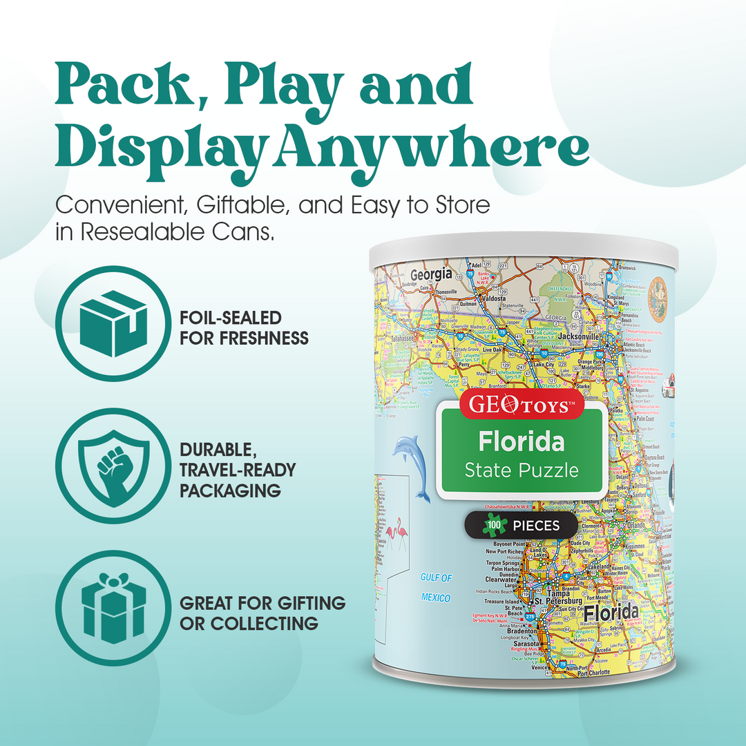 100-Piece Mini Puzzle - Florida
