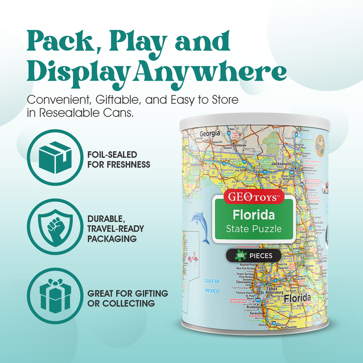 100-Piece Mini Puzzle - Florida
