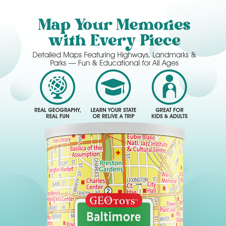 100-Piece Mini Puzzle - Baltimore