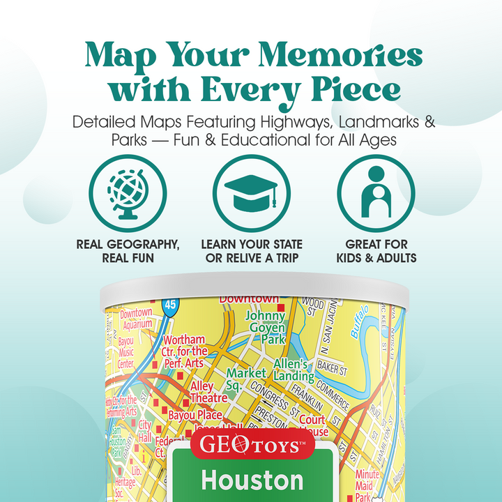 100-Piece Mini Puzzle - Houston