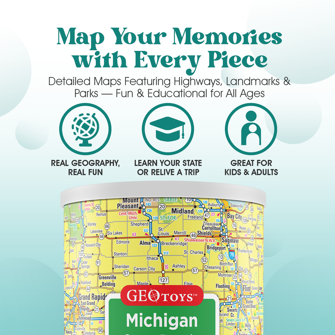 100-Piece Mini Puzzle - Michigan