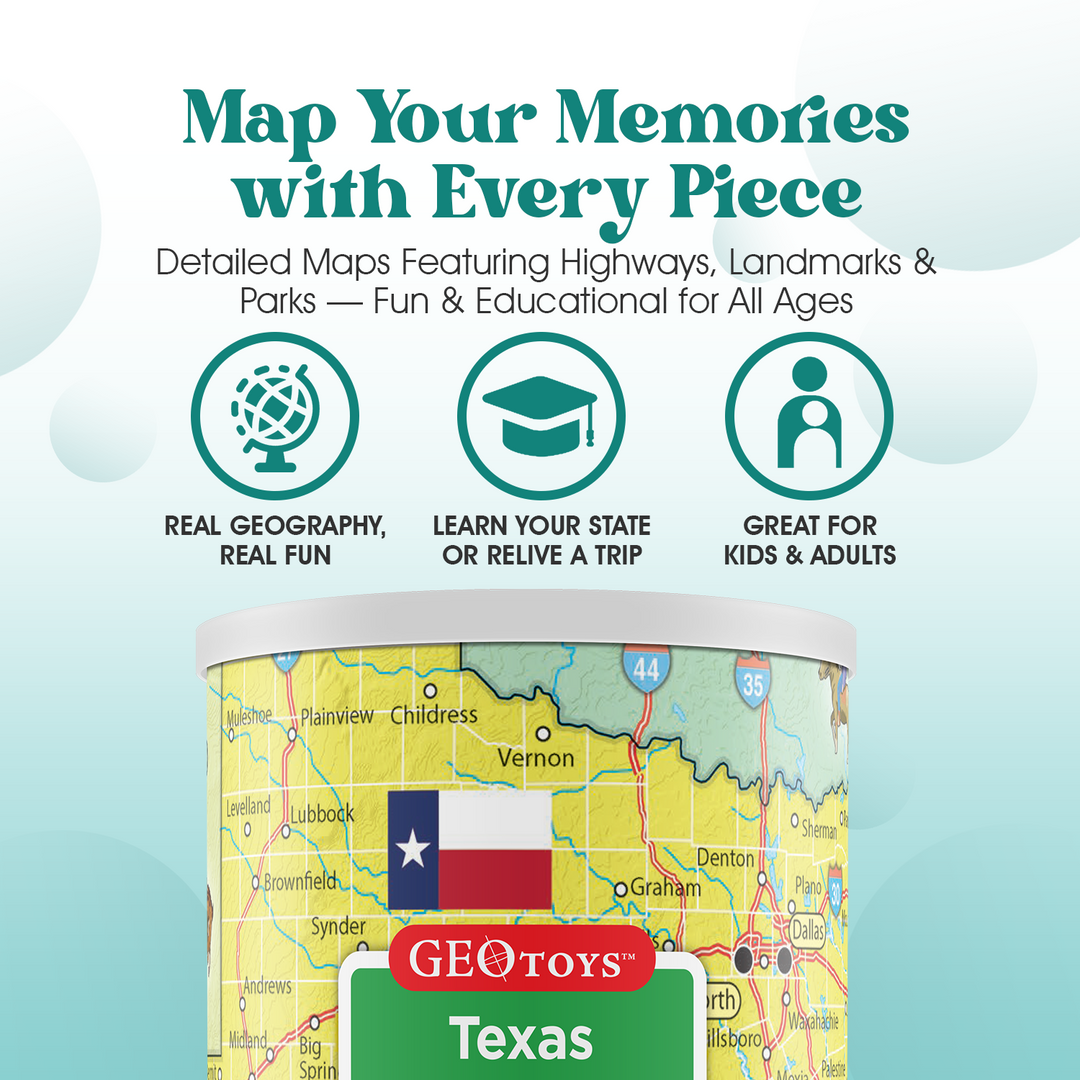 100-Piece Mini Puzzle - Texas