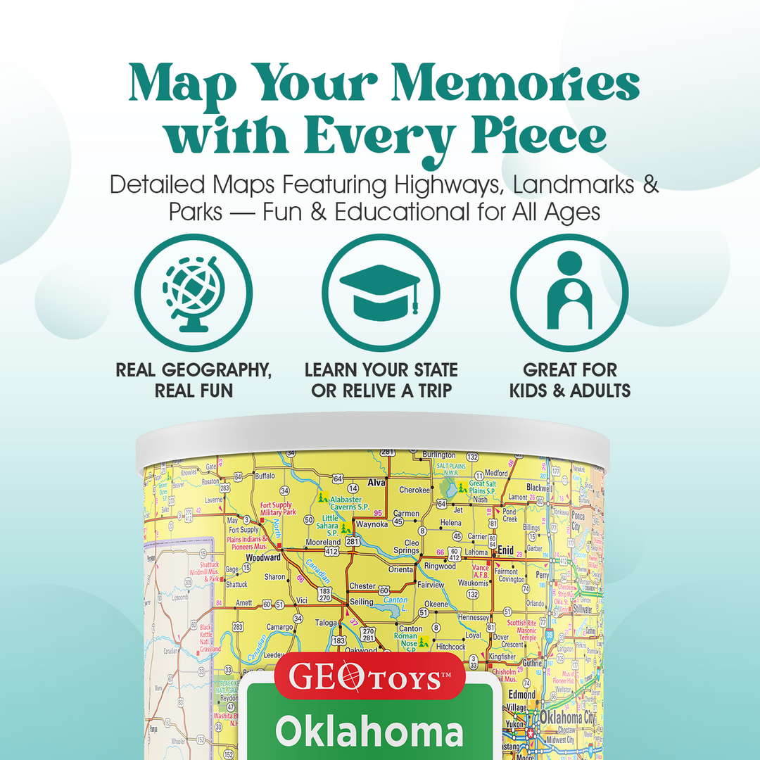 70-Piece Mini Puzzle - Oklahoma
