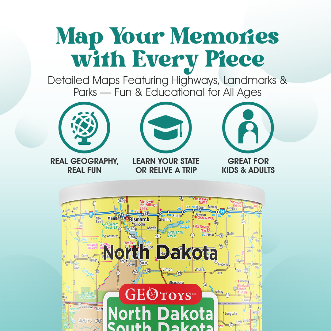100-Piece Mini Puzzle - Dakotas