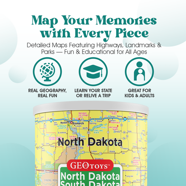 100-Piece Mini Puzzle - Dakotas