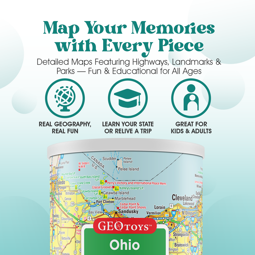 100-Piece Mini Puzzle - Ohio