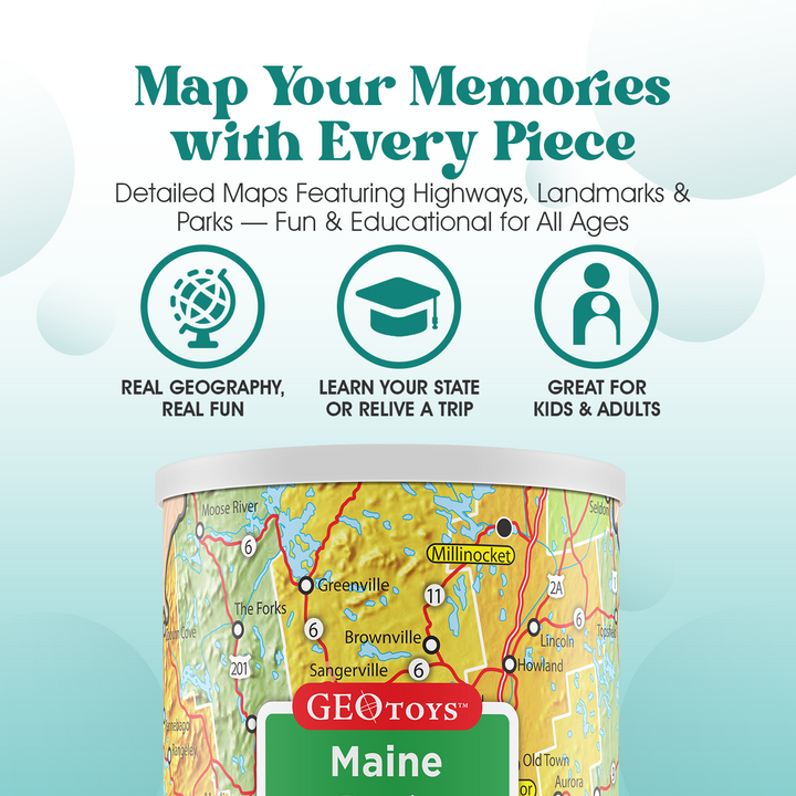 100-Piece Mini Puzzle - Maine