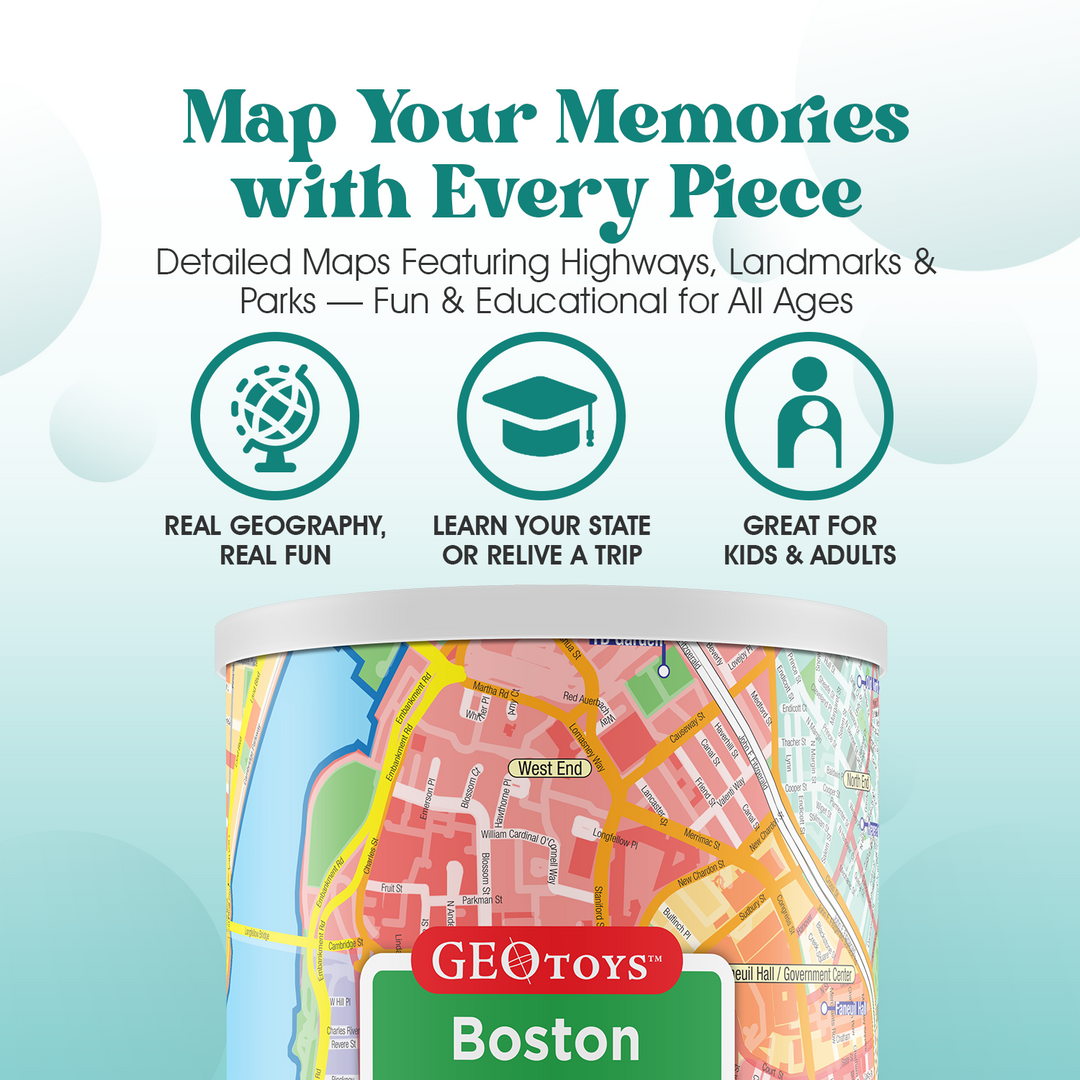 100-Piece Mini Puzzle - Boston