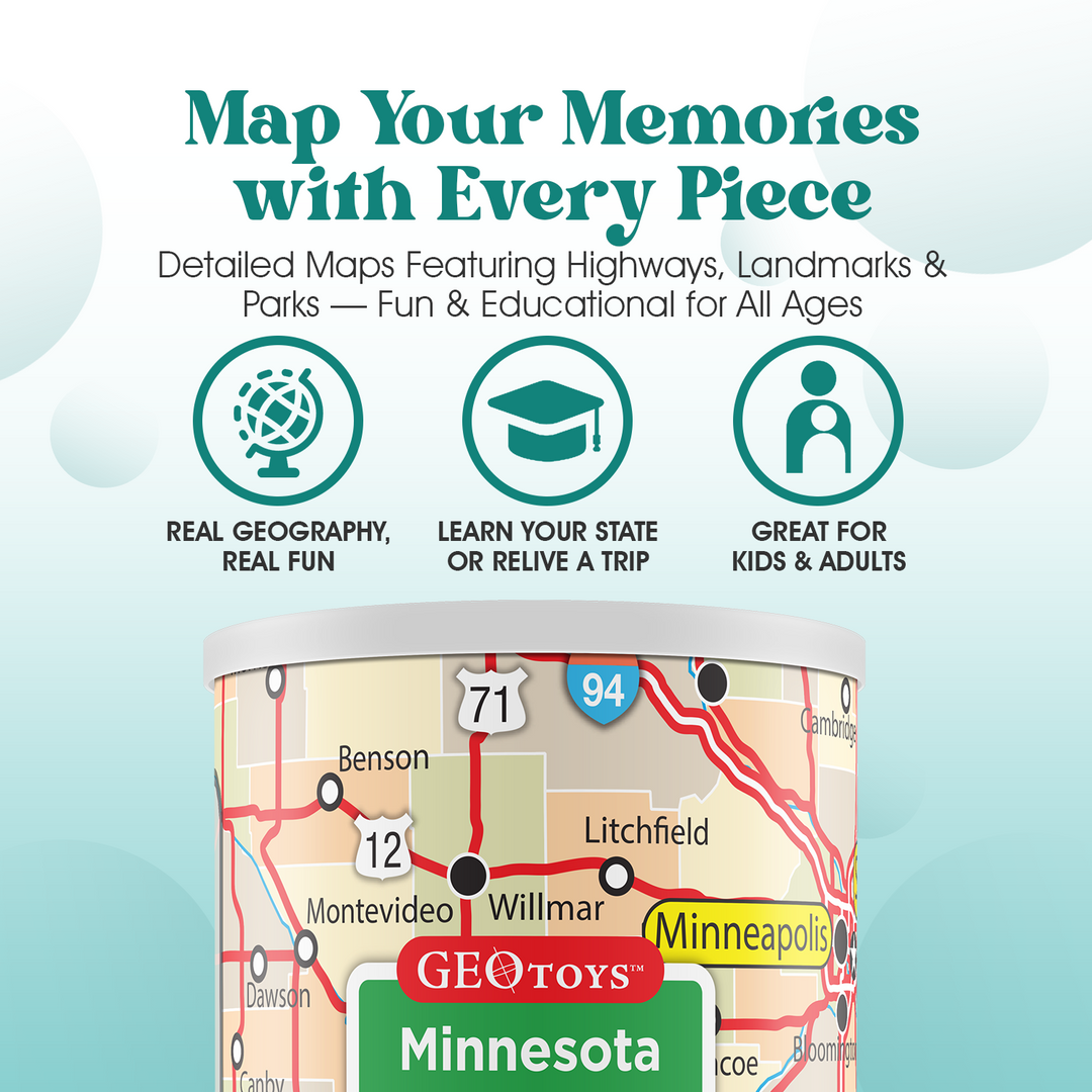 100-Piece Mini Puzzle - Minnesota