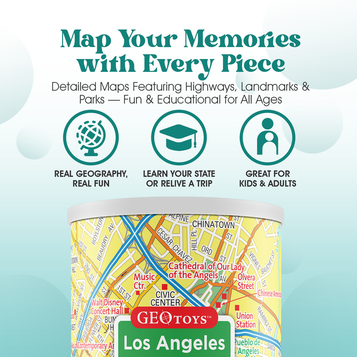 100-Piece Mini Puzzle - Los Angeles