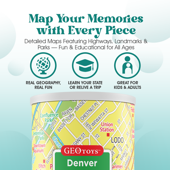 100-Piece Mini Puzzle - Denver
