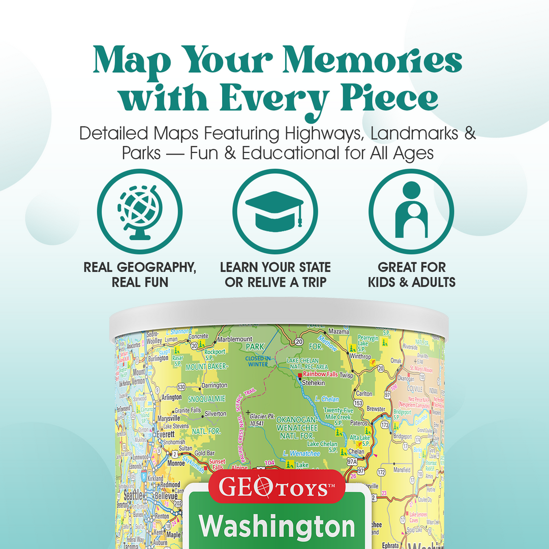 100-Piece Mini Puzzle - Washington