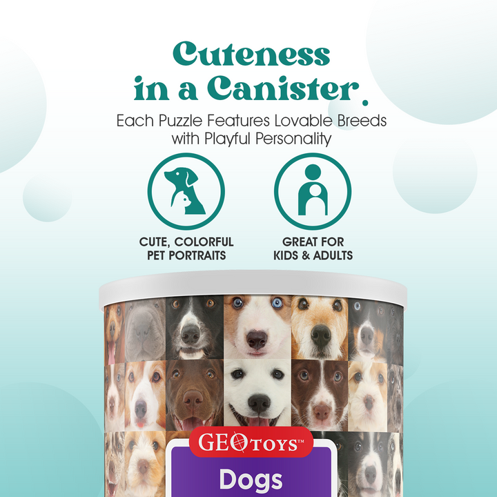 100-Piece Mini Puzzle - Dogs
