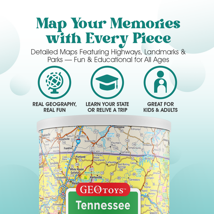 100-Piece Mini Puzzle - Tennessee