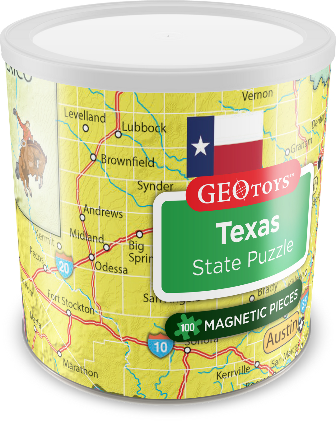 Magnetic Puzzle Texas