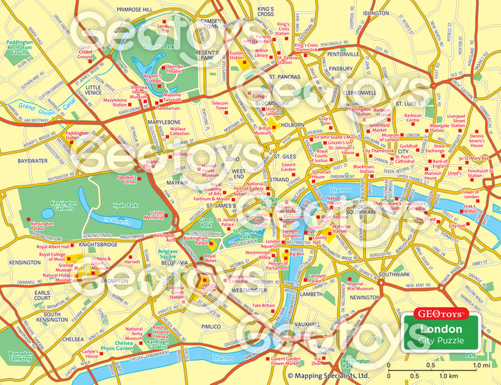 100-Piece Mini Puzzle - London