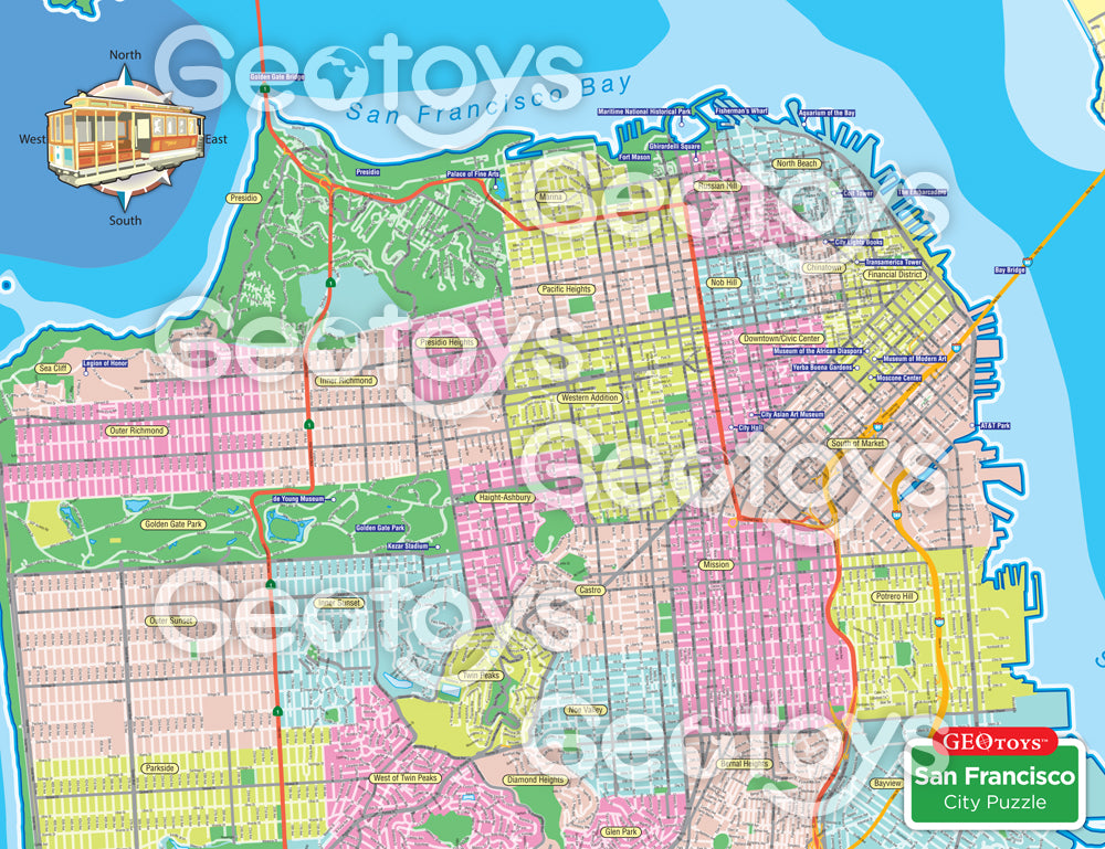 100-Piece Mini Puzzle - San Francisco