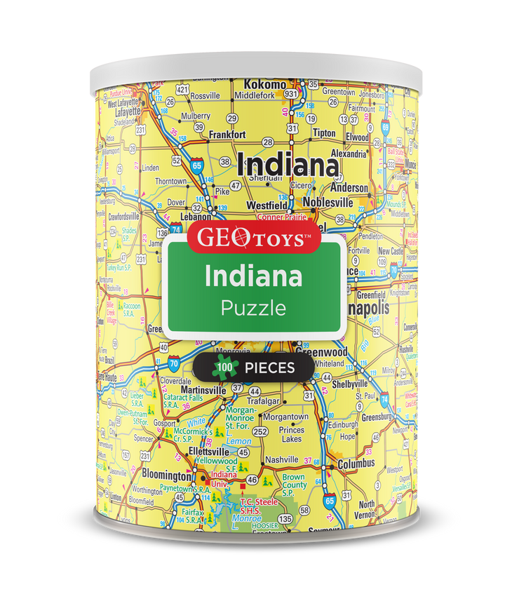 100-Piece Mini Puzzle - Indiana