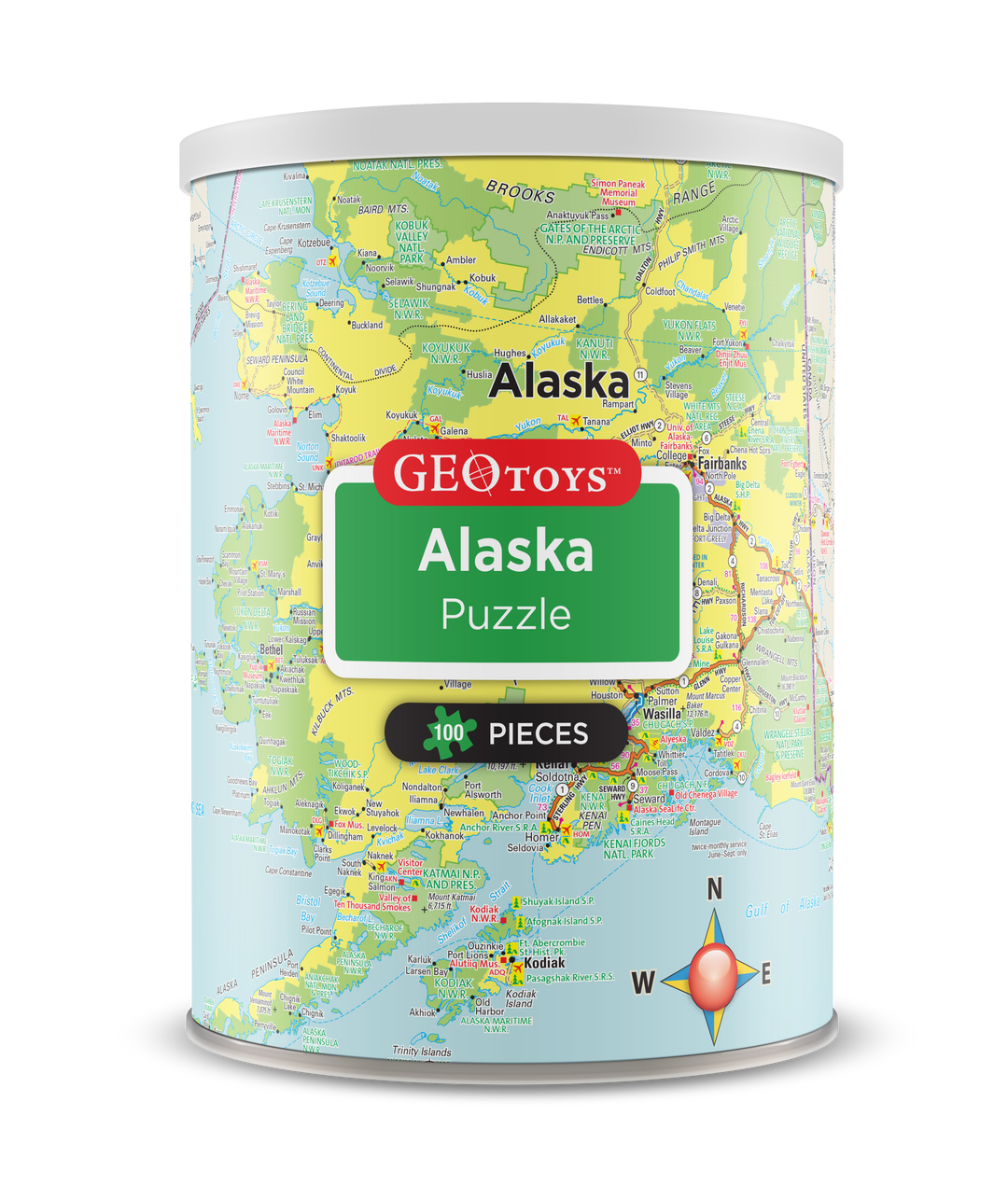 100-Piece Mini Puzzle - Alaska