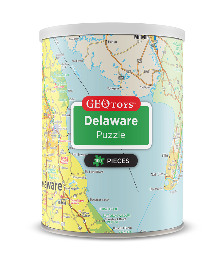 100-Piece Mini Puzzle - Delaware