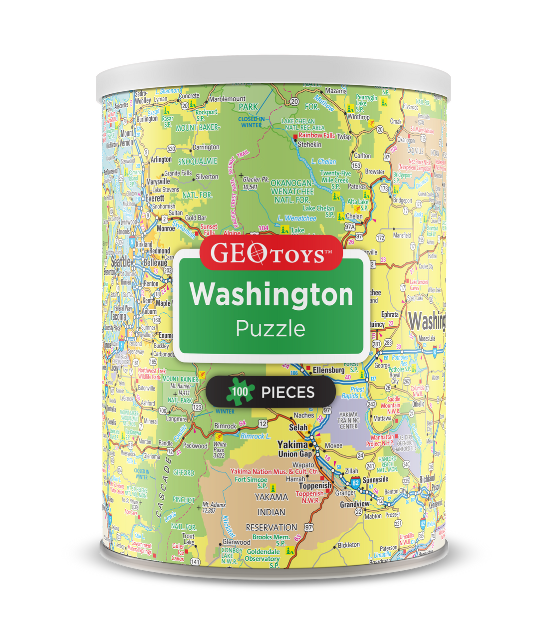 100-Piece Mini Puzzle - Washington