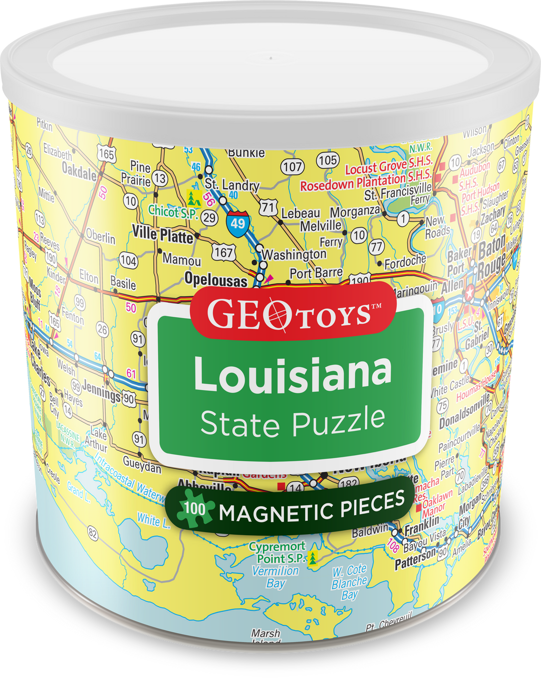 Magnetic Puzzle Louisiana